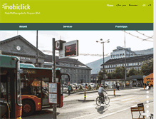 Tablet Screenshot of mobiclick.ch